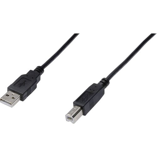 Digitus USB kabel USB 2.0 USB-A utikač, USB-B utikač 3.00 m crna  AK-300105-030-S slika 2
