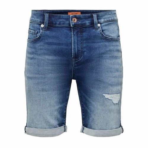 Muške Traperice Only & Sons Onsply Dark Mid Blue Plava XL slika 1