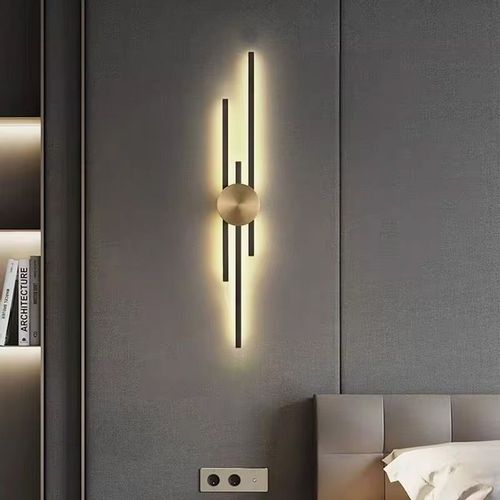 Zidni svijećnjak LED APP1437-W BLACK GOLD slika 4