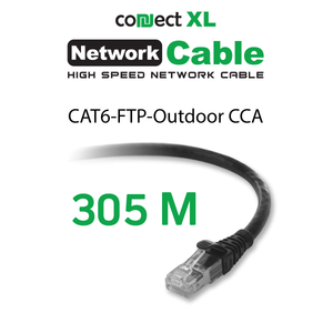 Connect XL Mrežni FTP kabl, CAT6, CCA, Outdoor - Cat6 FTP Outdoor CCA (black)