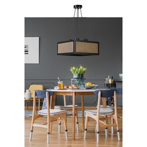 Kumsal Kare 4 Lü Siyah Hasır Avize Black
Rattan Chandelier