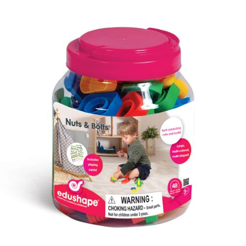 Edushape kocke Nuts &amp; Bolts - 48 kom slika 8