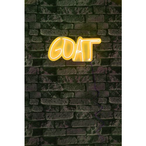 Wallity Ukrasna plastična LED rasvjeta, GOAT - Yellow slika 9