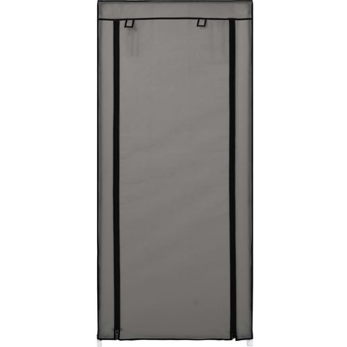 282430 Shoe Cabinet with Cover Grey 58x28x106 cm Fabric slika 9
