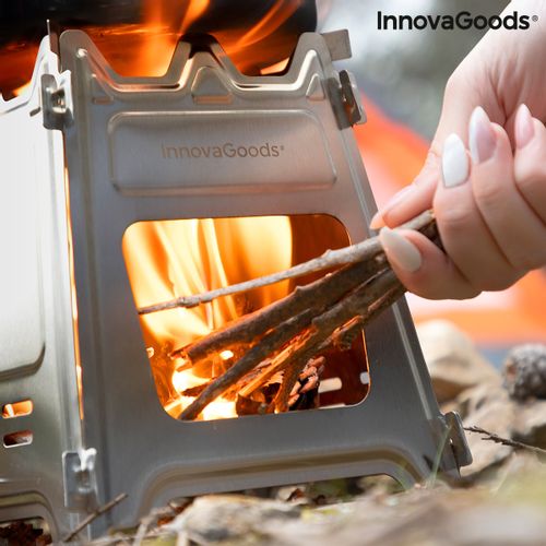 Odvojiva čelična peć za kampiranje Flamet InnovaGoods slika 8