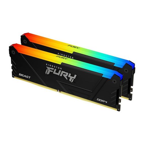 Memorija Kingston DDR4 32GB 3200MHz, (2x16G) FURY Beast RGB KF432C16BB12AK2/32 slika 2