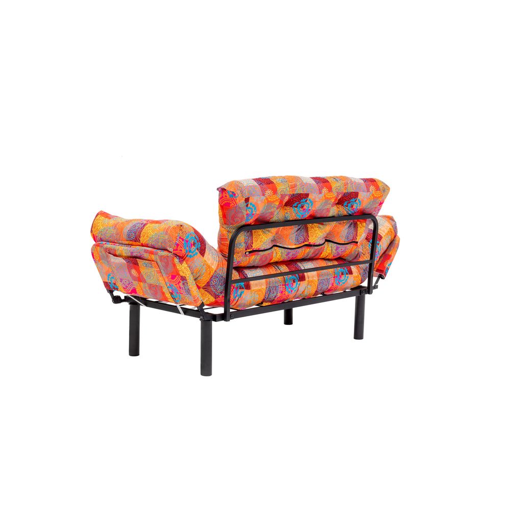 Nitta - Višebojni Patchwork Sofa-Krevet za Dvije Osobe slika 8