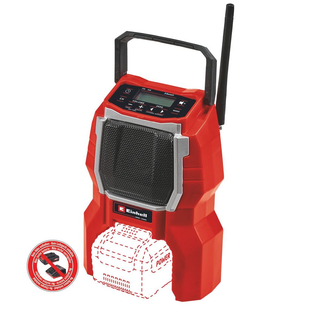 Einhell Akumulatorski radio i Bluetooth zvučnik TC-RA 18 Li BT - Solo, Cordless Radio slika 2
