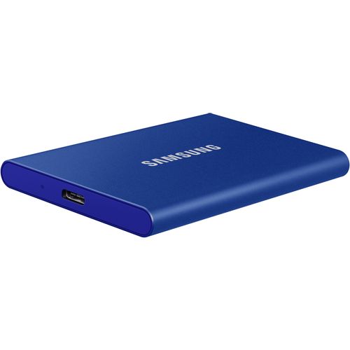Samsung MU-PC500H/WW Portable SSD 500GB, T7, USB 3.2 Gen.2 (10Gbps), [Sequential Read/Write : Up to 1,050MB/sec /Up to 1,000 MB/sec], Blue slika 2