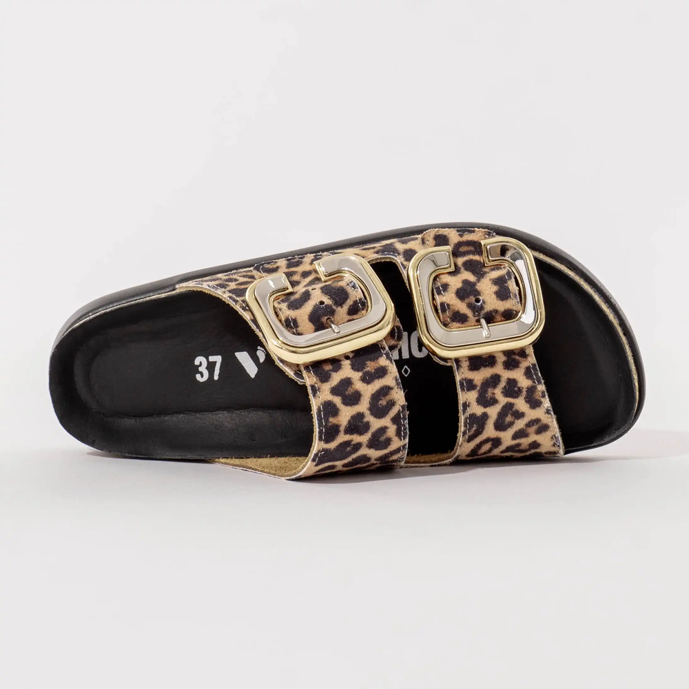 Vesna Ženske anatomske papuče Kelly, Leopard slika 3