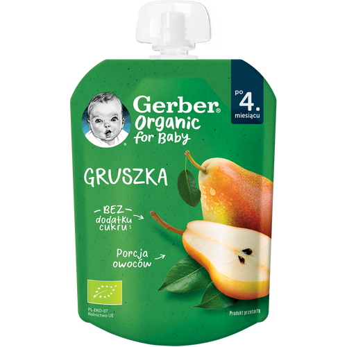 Gerber Organic for Baby Pire breskva 80g slika 1