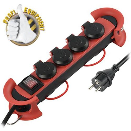 Transmedia 4-way power strip, 5m, outdoor slika 1