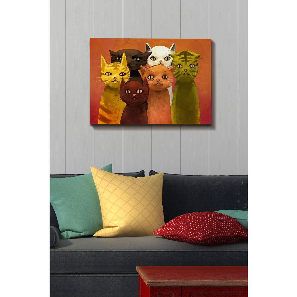 Dekorativna Kanvas Slika (50 x 70 cm) - 188 Multicolor slika 1