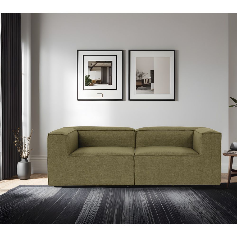 Fora 2 Seater - Zelena Dvosjedna Sofa slika 4