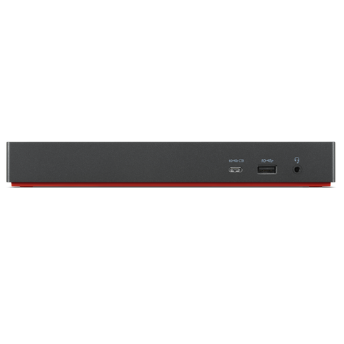 Lenovo Think 40B00300EU ThinkPad Thunderbolt 4 Dock Workstation Dock- EU- 2x Thunderbolt, 2x DisplayPort, 1x HDMI, 4x USB 3.1 Gen 2 (1 always-on), 1x USB-C 3.2 Gen 2, 1 x Combo Audio Jack, 1 x Gigabit Ethernet, Thunderbolt 4 Passive Split Cable, 300W AC adapter slika 2