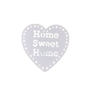 Luance Gm Home Sweet Home šnala za zavese x2 metal L sjajno bela 3098102