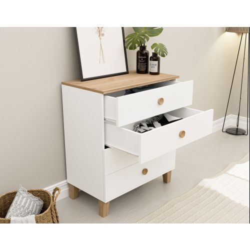 Vento 3650 Oak
White Dresser slika 5