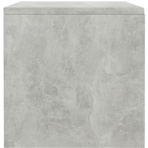 Noćni ormarić od iverice siva boja betona 40 x 30 x 30 cm slika 40