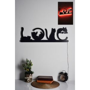 Wallity Dekorativna led rasvjeta Cat Love - crvena