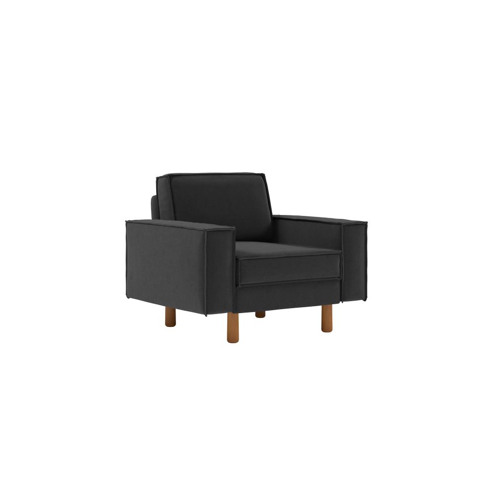 Sofa za Jednu Osobu Sparrow 1 - Boje: Noćno Sivo Orah slika 1