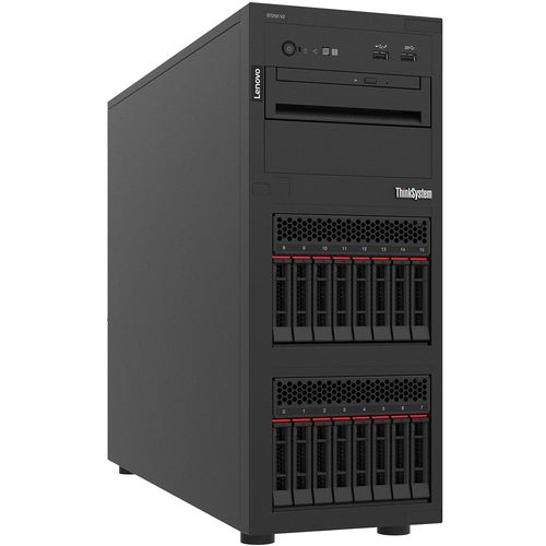 Lenovo ThinkSystem ST250 V2; Tower; 1x Xeon E-2378, 1x32GB,RAID 5350-8i, HS 750W Titanium slika 1