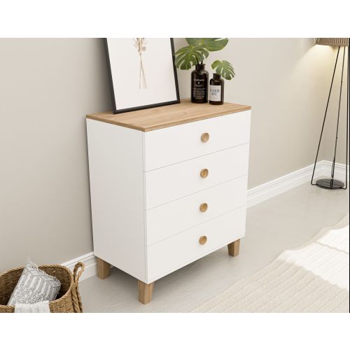 Vento 3650 Oak
White Dresser slika 1