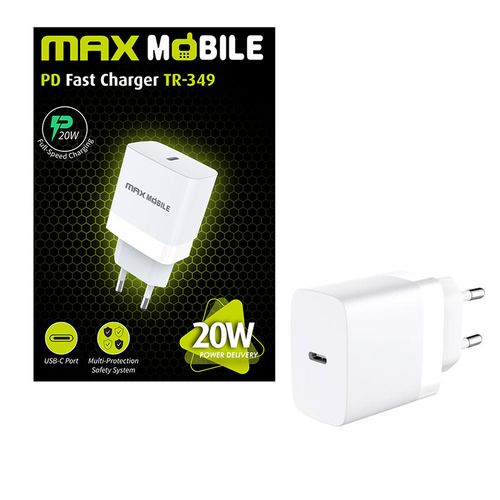 MAXMOBILE KUĆNI PUNJAČ PD QC 3.0 TYPE C, TR-349 20W slika 1