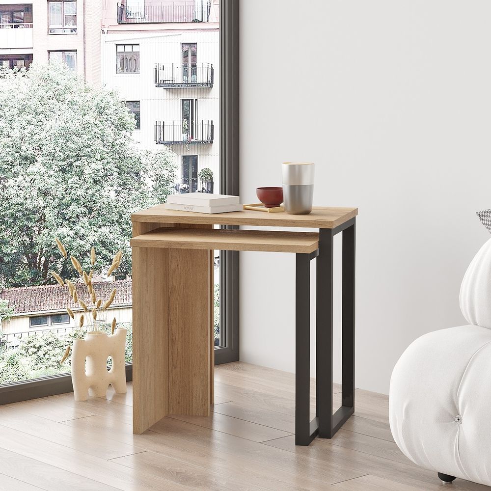 Nesting Table On7-S - Walnut  (2 Pieces) slika 3