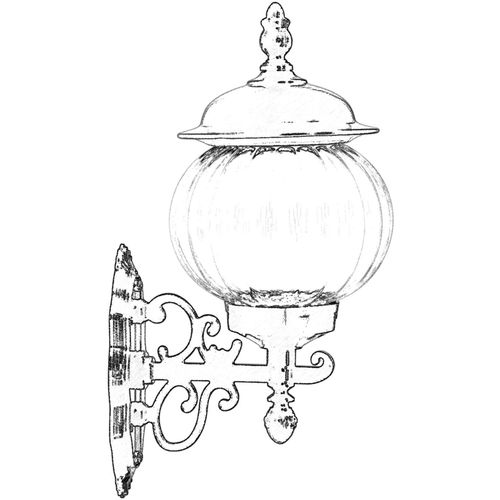 Opviq Vanjska zidna svjetiljka, BAP-68187-M3 slika 3