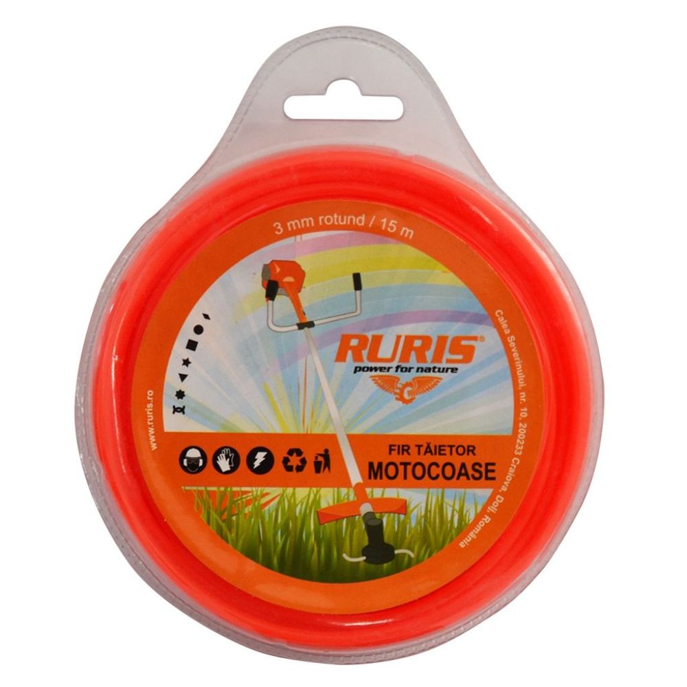 RURIS silk za trimer 3.0mmx15m okrugli slika 1