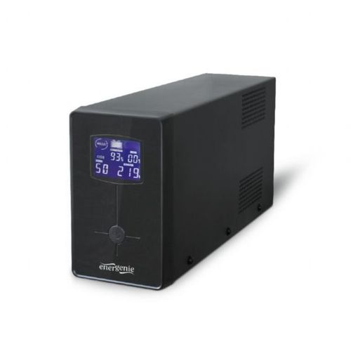 Gembird UPS with LCD display, 650 VA, black slika 1