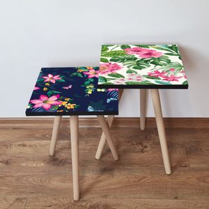 Nesting stolovi 2Shp446 - (2 komada) - boje: više boja