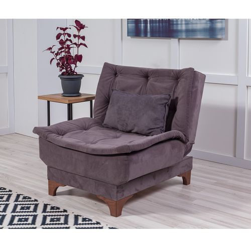 Kelebek Berjer - Anthracite Anthracite Wing Chair slika 1