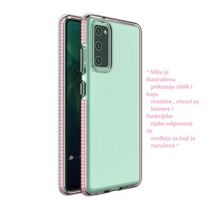 Spring Case prozirna zaštitna gel maska sa okvirom u boji za Samsung Galaxy A12 / Galaxy M12