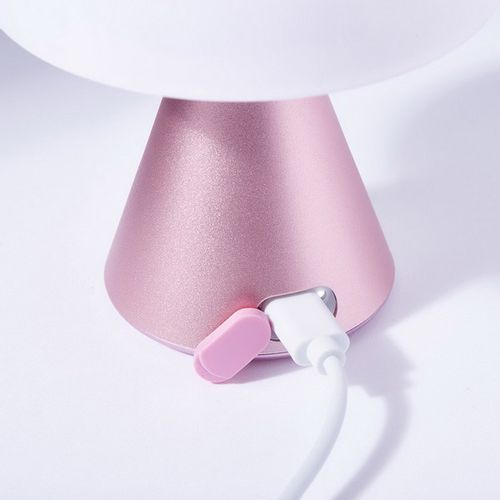 LEXON MINA M STONA LAMPA 9 boja, baterija oko 24h, punjenje 3h, USB-C pink slika 3