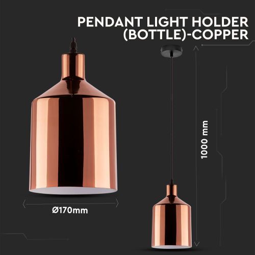 Viseća lampa — COPPER / ROSE GOLD slika 1