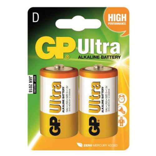 Baterija GP ultra alkalna LR20 - 2 kom slika 1