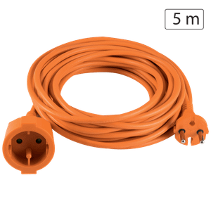 home Produžni strujni kabl 1 utičnica, 5m, H05VV-F 3G 1,5mm² - NV 2-5/OR/1.5