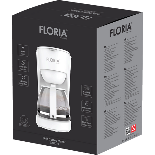 Floria Aparat za filter kafu, 600W - ZLN9274 slika 2