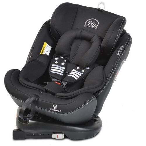 Cangaroo Rotirajuća Auto-sjedalica Pilot 0-36kg Isofix, Black slika 6