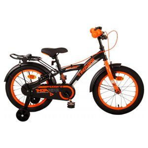 Dječji bicikl Volare Thombike 16" s dvije ručne kočnice crno-narančasti