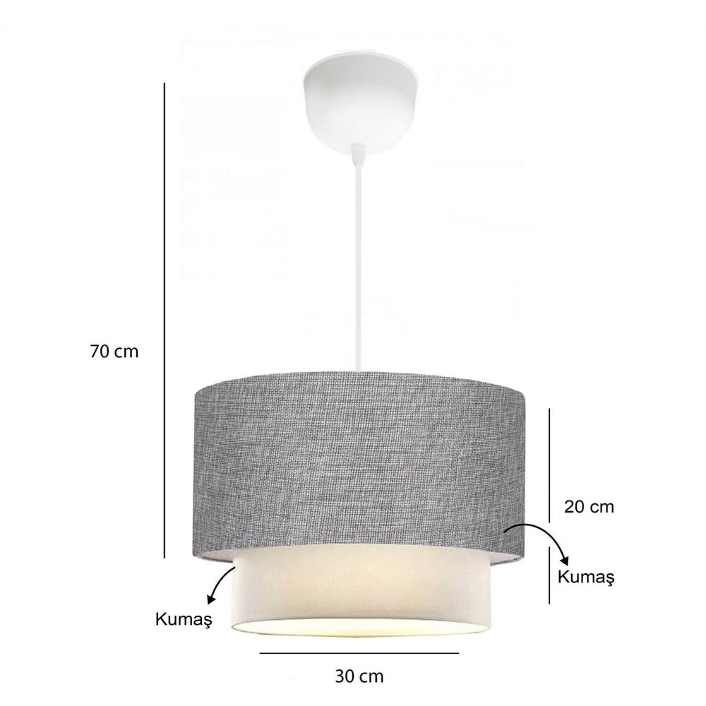 Luster 241608 – Siva boja slika 3
