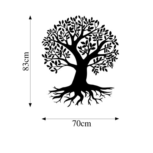 Wallity Metalna zidna dekoracija, Monumental Tree 2 slika 5