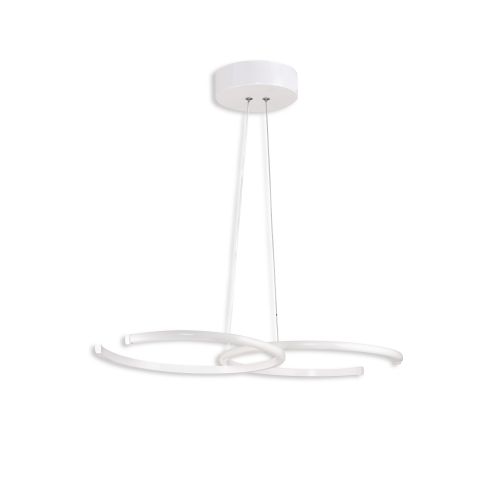 Carinae White-White Light White Chandelier slika 3