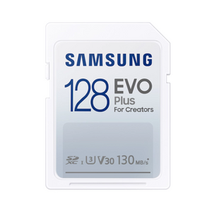 Samsung MB-SC128K/EU SDXC 128GB, EVO Plus, speeds up to 130MB/s, UHS-I Speed Class 3 (U3) and Class 10 for 4K video 