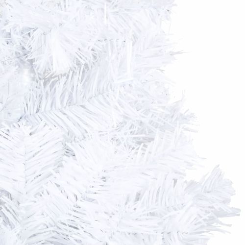 Umjetno božićno drvce s gustim granama bijelo 240 cm PVC slika 7