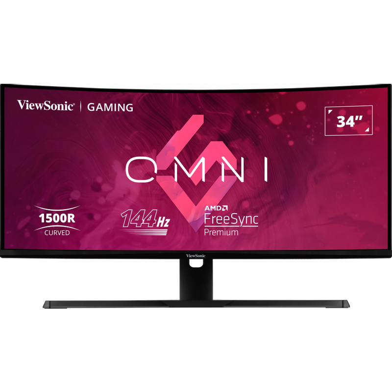 Viewsonic Monitor ViewSonic 34″ VX3418-2KPC, UWQHD, VA, 144Hz, 1ms, 2xHDMI,2xDP, Speaker image