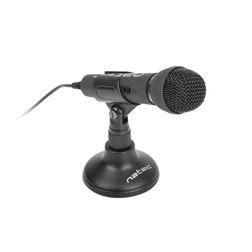 Natec NMI-0776 ADDER, Dynamic Microphone w/Stand, 3.5mm Connector, Black slika 4