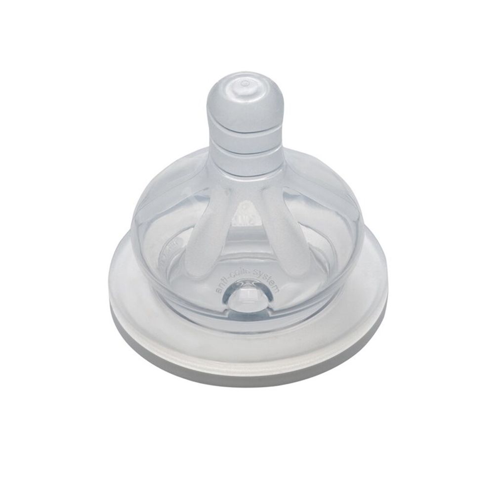 nip® Silikonska duda za flašicu, široko grlo 0m+, Anti-colic, Flow L slika 2