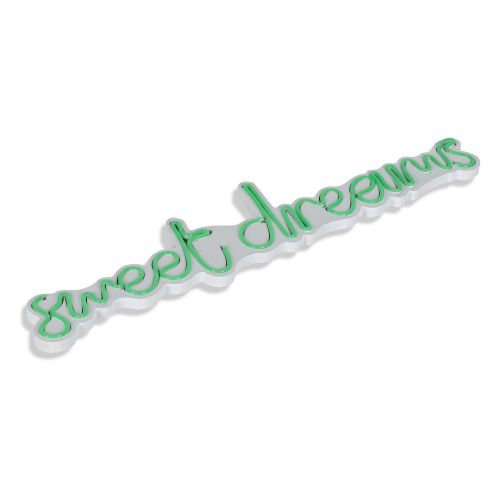 Wallity Ukrasna plastična LED rasvjeta, Sweet Dreams - Green slika 5